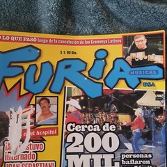 Furia Magazine October 2001 9/11 Ataques Terroristas Cancelacion Grammys Latinos