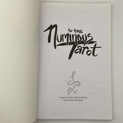 The Numinous Tarot Guidebook Noel Arthur Heimpel 2019 PB Book Only No Cards