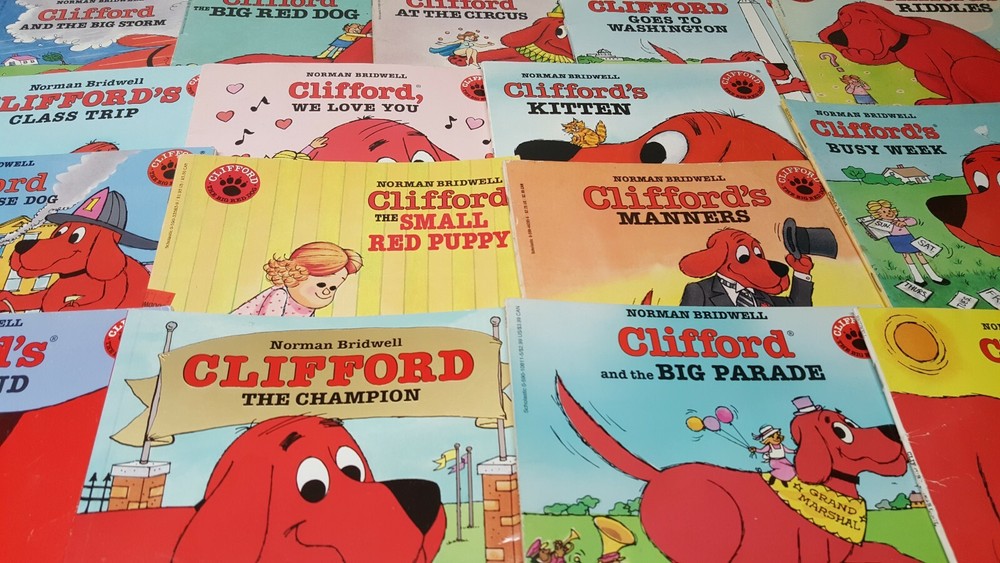 Lot of 10 The Clifford’s Classic Storybook Random Kids Picture Random