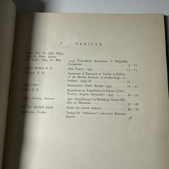 Türk Arkeoloji Dergisi Sayi X – 2 1960 Turkish Archaeology Illustrated HC