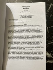 Henry Ford’s The International Jew Volume 3 (Jewish Influences In…) Reprint