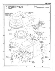 PIONEER PL-560 Turntable Service Manual – BINDING – COVERED – XL FOLDOUT PAGES