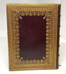1874 Lesort Heures Dames Chrétiennes Gilt Morocco Leather Silk Binding