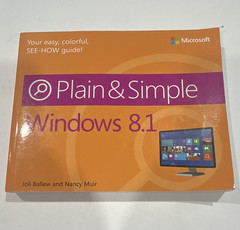 Plain & Simple Windows 8.1 Illustrated Paperback Microsoft Press Ballew Muir