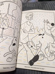 Scooby-Doo Paint With Water Book One Page Slightly Used Scoobys Fantastic World