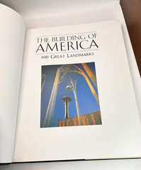 THE BUILDING OF AMERICA: 100 GREAT LANDMARKS BY ROBIN LANGLEY (HC/DJ) VGC