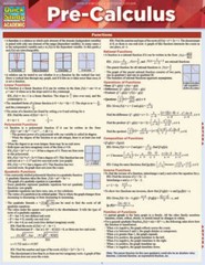 Pre-Calculus (Quick Study Academic) – Paperback By BarCharts, Inc. – VERY GOOD