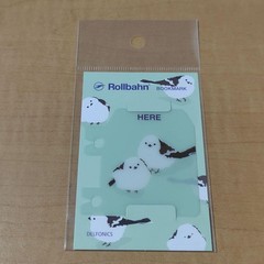 Shima Enaga Bookmark Rollbahn 2.1×2.2in Large Paper Bookmark