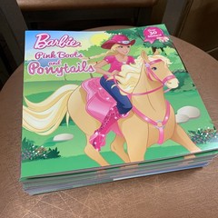 Pink Boots and Ponytails Barbie Picture Book Alison Inches
