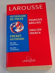 Larousse Pocket Dictionary French English/English French (French Edition) – …