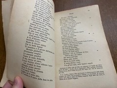 OLD ITALIAN BOOK POESIE CLASSICI ITALIANI #398 BY UGO FOSCOLO YEAR 1796