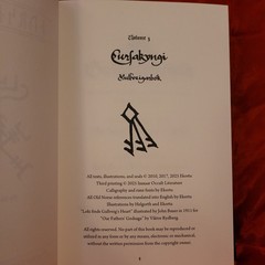 Gullveigarbók by Ekortu (Ixaxaar Occult Literature, 2025) Regular Hardcover Edit