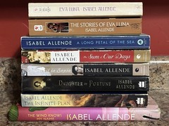 8 Book Lot Isabel Allende Eva Luna Portrait In Sepia Long Petal Wind Knows Name