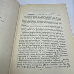 Scott’s Standard Methods of Chemical Analysis Fifth Edition Vols 1 & 2 HC 1945