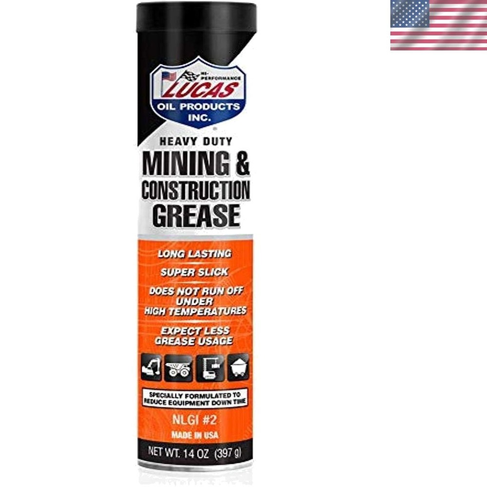 14 OZ Heavy-Duty Grease for Mining & Construction – Moisture Resistant & Durable