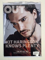 OUT Magazine June/July 2015 Kit Harington Cover The Hot List 2015 LGBTQ+
