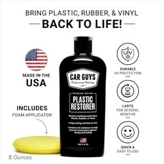 Ultimate Plastic Restorer & Trim Repair Kit – Safe 8 Oz Auto Detailing Solution