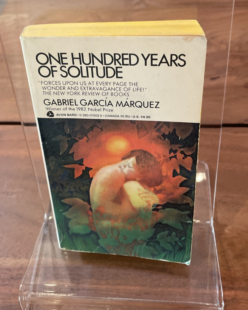 One Hundred Years of Solitude Gabriel Garcia Marquez Paperback Book 1971 Avon PB