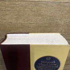 Webster’s Thrid New International Dictionary 1993 Unabridged Large Hardcover