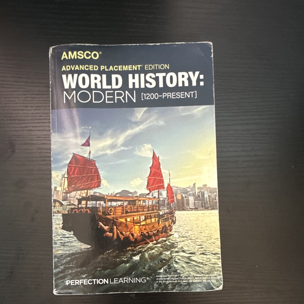 AMSCO AP Edition World History: Modern 1200-Present Paperback Perfection HS