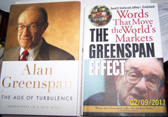 Alan Greenspan, Greenspan Effect 2 Book Lot HB/DJ Books 1979 NEAR MINT