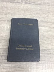 New Testament Old Testament Prophecy Edition Vintage Bible Ada T. Mill Inscribed