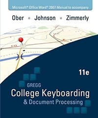 GREGG College Keyboarding and Document Processing Spiral