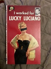 Crime gga Vintage Pb, I Worked For Lucky Luciano by Anon, Avon 568, 1954, VG+