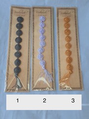 Bookmark Handmade $8.99 each. Crocheted Marcadores De Libro