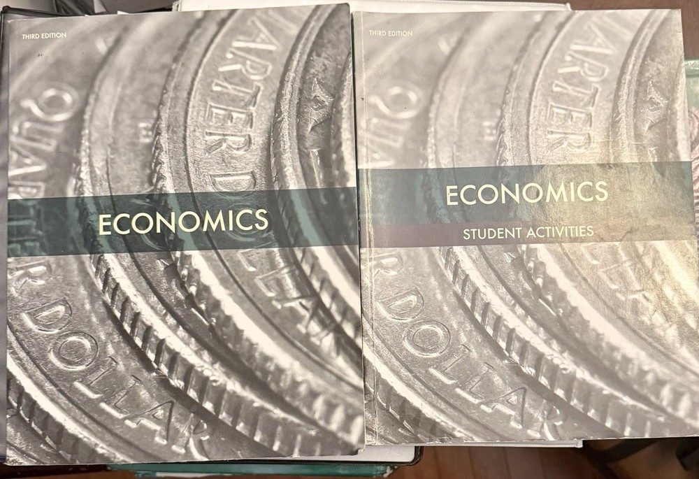 Bob Jones Economics Student Text & Activities 3rd Edition High School Finance **