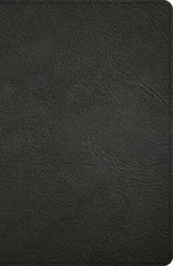 KJV Thinline Bible, Black Genuine Leather, Indexed by Holman Bible Publishers