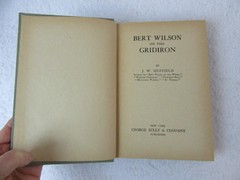 Lot of 3 J. W. Duffield BERT WILSON on the Gridiron Fadeaway Ball At the Wheel