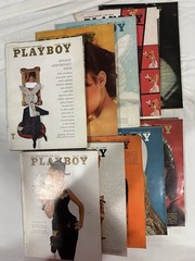 1966 Playboy Magazines – Lot of 10 in Excellent Condition, Centerfolds Intact