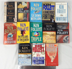 Ken Follett Lot Of 13 PB Book Fall of Giants, Winter World, Pillars of the Earth