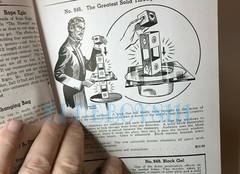 1940’s Thayers studio of Magic Catalog No9 Volume 2 Rusted Staples loose pages