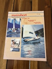 (8) Vintage Sailing Magazines Lot Mainsheet & Ocean Navigator 1986-1991