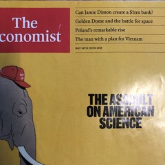 The New Yorker July 7 & 14 2025, The Economist, Business Traveler LOT magazines