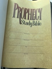 Prophecy Study Bible NKJV (John Hagee) Black Bonded Leather