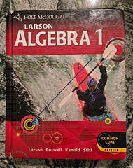 Holt McDougal Larson Algebra 1 Common Core Edition Hardcover Textbook
