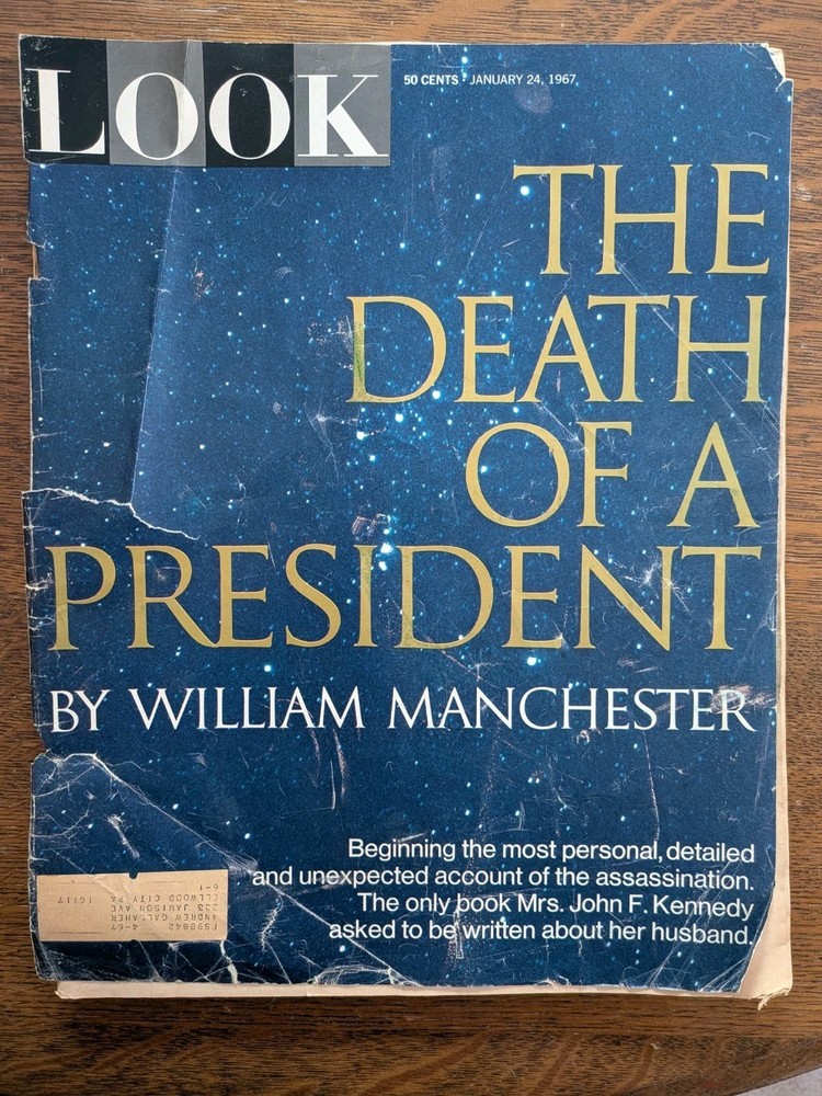 Look Magazines (2) “The Death of a President” John F. Kennedy JFK (1967)