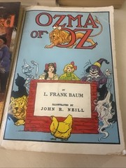Lot of 8 vtg Wizard of Oz books cookbook Ozma
