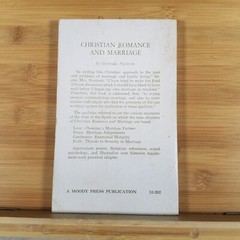 Christian Romance and Marriage – Paperback by Gertrude Nystrom