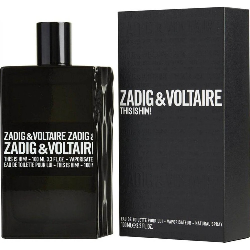 This Is Him! By Zadig & Voltaire Cologne EDT 3.3/3.4 Oz New In Box