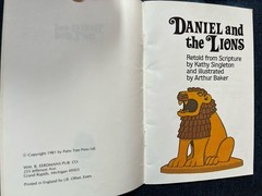 Palm Tree Bible Stories LOT RARE 1980s: Noah’s Big Boat and Daniel And The Lions
