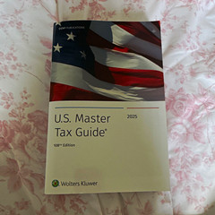 Wolters Kluwer 2025 U.S. Master Tax Guide 108th Ed Paperback, 944 Pages