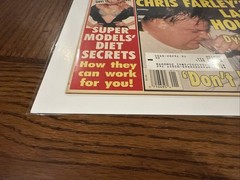 National Enquirer Jan 6 1998 Chris Farleys Last Hours Bagged And Boarded!!!