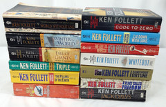 Ken Follett Lot Of 13 PB Book Fall of Giants, Winter World, Pillars of the Earth