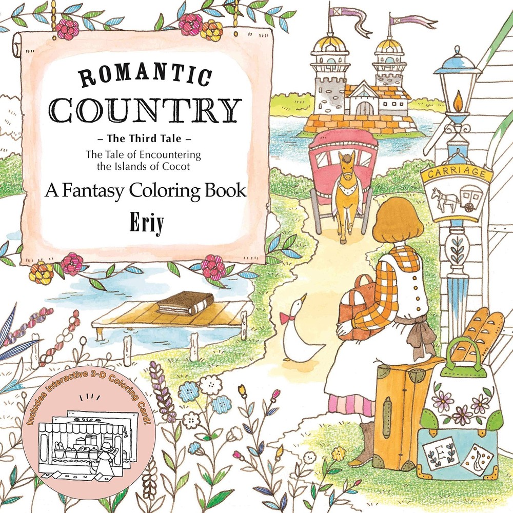 Romantic Country: The Third Tale: A Fantasy Coloring Book