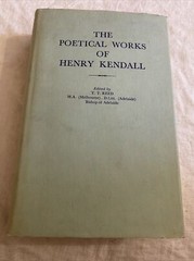 The Poetical Works Of Henry Kendall 1966 Hardcover 1st Edition Rare