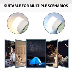 Mini USB LED Night Light Warm White Portable Eye Care Reading Lamp